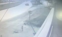 6 kişinin yaralandığı kaza kamerada