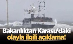 Bakanlıktan Karasu'daki olayla ilgili açıklama!
