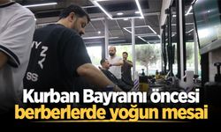 Sakarya'da Kurban Bayramı öncesi berberlerde yoğun mesai