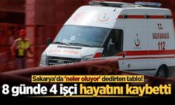 Sakarya'da 'neler oluyor' dedirten tablo! 8 günde 4 işçi hayatını kaybetti