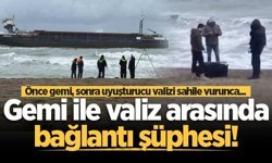 Önce gemi, sonra uyuşturucu valizi sahile vurunca... Gemi ile valiz arasında bağlantı şüphesi!