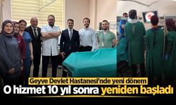Geyve Devlet Hastanesi’nde gastroskopi ve kolonoskopi işlemleri 10 yıl sonra yeniden başladı