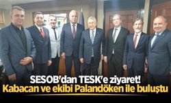 SESOB Başkanı Kabacan ve ekibi Palandöken ile buluştu