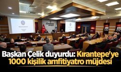 Başkan Çelik duyurdu: Kırantepe'ye 1000 kişilik amfitiyatro müjdesi