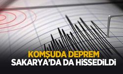 Korkutan deprem Sakarya'da da hissedildi