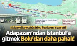 Sakaryalılar otobüs bileti fiyatlarına isyan etti: Adapazarı'ndan İstanbul'a gitmek Bolu'dan daha pahalı!