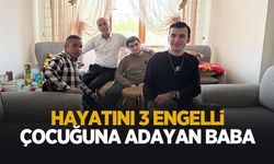 Hayatını 3 engelli oğluna adadı