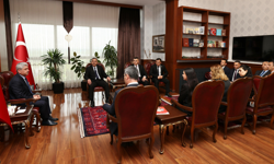 Vali Rahmi Doğan Azerbaycan heyetini ağırladı