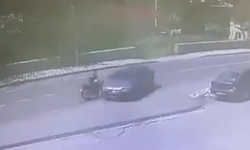 Kaza anı kamerada