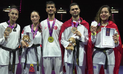 Milli taekwondoculardan 5 madalya