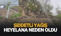 Hanyatak'ta toprak kayması