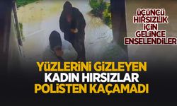 Kadın hırsızlar kamerada; Üçüncü kez gelince yakalandılar