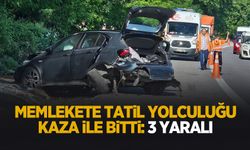 Memlekete bayram yolculuğu hastanede bitti: 3 yaralı