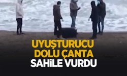 Sahile vuran çantadan 21,5 kilo uyuşturucu çıktı