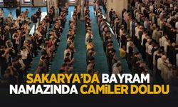Sakarya'da bayram namazı kılındı