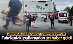 Hendek’te fabrika patlamasında ağır yaralanan işçi hayatını kaybetti