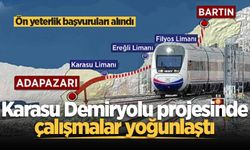 Karasu Demiryolu projesinde çalışmalar yoğunlaştı: Ön yeterlik başvuruları alındı