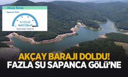 Akçay Barajı doldu