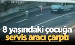 Akyazı'da servis aracı scooter kullanan çocuğa çarptı