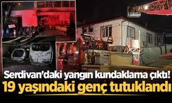 Serdivan'daki yangın kundaklama çıktı! 19 yaşındaki genç tutuklandı