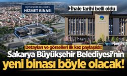 Detayları ve görselleri ilk kez paylaşıldı! Sakarya Büyükşehir Belediyesi'nin yeni binası böyle olacak!