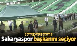 Sakaryaspor başkanını seçiyor... Genel Kurul başladı