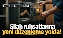 Silah ruhsatlarına yeni düzenleme yolda! Özel kasa şartı geliyor