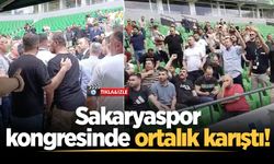 Sakaryaspor kongresinde gerginlik!