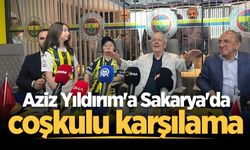Aziz Yıldırım'a Sakarya'da coşkulu karşılama