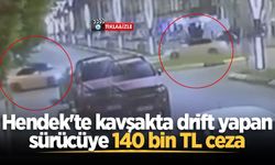 Hendek'te kavşakta drift yapan sürücüye 140 bin TL ceza