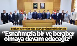 Başkan Alemdar yeni SESOB yönetimini ağırladı