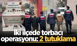 Sakarya’da iki ilçede torbacı operasyonu: 2 tutuklama