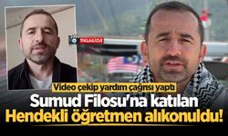 Sumud Filosu'na katılan Hendekli öğretmen alıkonuldu! Video çekip yardım çağrısı yaptı
