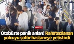 Otobüste panik anları! Rahatsızlanan yolcuyu şoför hastaneye yetiştirdi