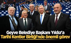 Geyve Belediye Başkanı Selçuk Yıldız'a Tarihi Kentler Birliği'nde önemli görev