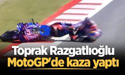 Toprak Razgatlıoğlu MotoGP'de kaza yaptı