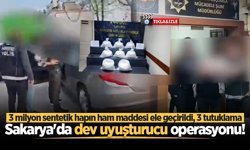 Uyuşturucu sevkiyatına darbe: 80 kilo pregabalin maddesi ele geçirildi, 3 tutuklama