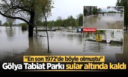 Gölya Tabiat Parkı sular altında kaldı