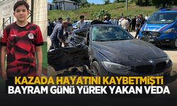 Bayram günü yürek yakan veda