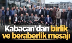 Kabacan'dan birlik ve beraberlik mesajı