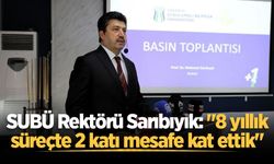 SUBÜ Rektörü Sarıbıyık: "8 yıllık süreçte 2 katı mesafe kat ettik"