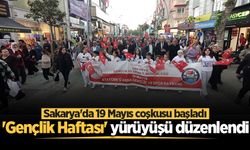 Sakarya'da 'Gençlik Haftası' yürüyüşü düzenlendi