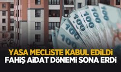Fahiş aidat dönemi sona erdi