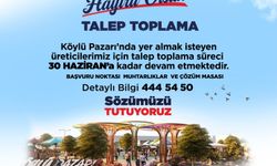 Köylü Pazarı başvurularında süre uzatıldı