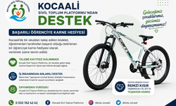 Kocaali Sivil Toplum Platformu'ndan destek: Başarılı öğrenciye karne hediyesi