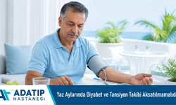 Yaz aylarında diyabet ve tansiyon takibi aksatılmamalıdır