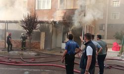 Yumurta dükkanı yandı