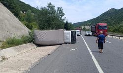 Bilecik'te kamyonetin devrildiği kazada 1 kişi yaralandı