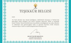 AK Parti’den 11,5 milyon üyesine Cumhurbaşkanı Erdoğan imzalı teşekkür belgesi