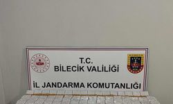 Bilecik'te 9 bin 320 adet doldurulmuş makaron ele geçirildi